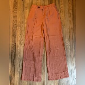 Banana Republic Salmon Wide-Leg Pants